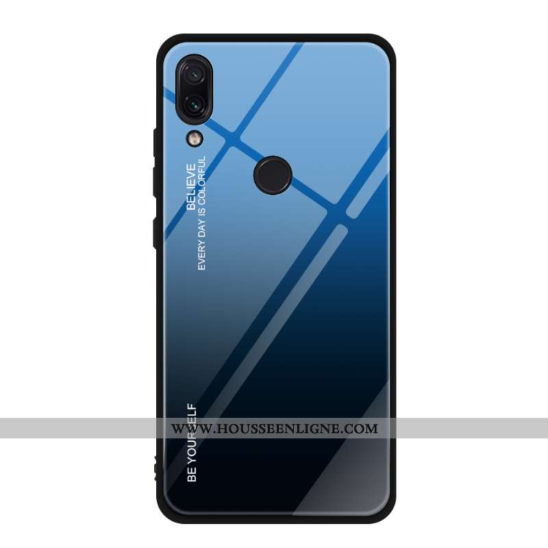 Étui Xiaomi Redmi Note 7 Personnalité Créatif Tout Compris Petit Dégradé Verre Téléphone Portable Bl
