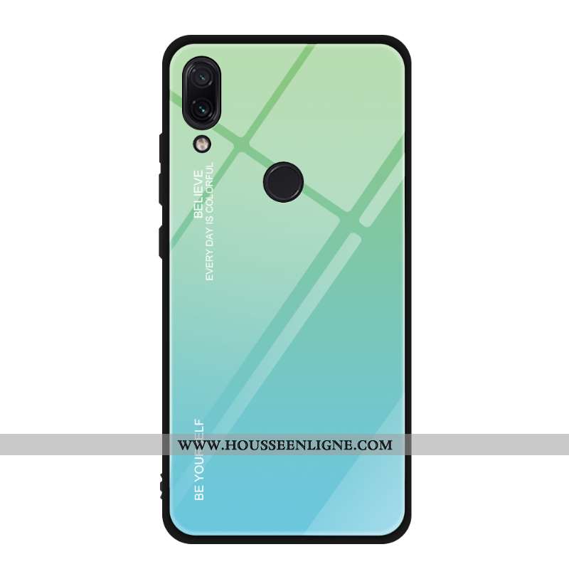 Étui Xiaomi Redmi Note 7 Personnalité Créatif Tout Compris Petit Dégradé Verre Téléphone Portable Bl