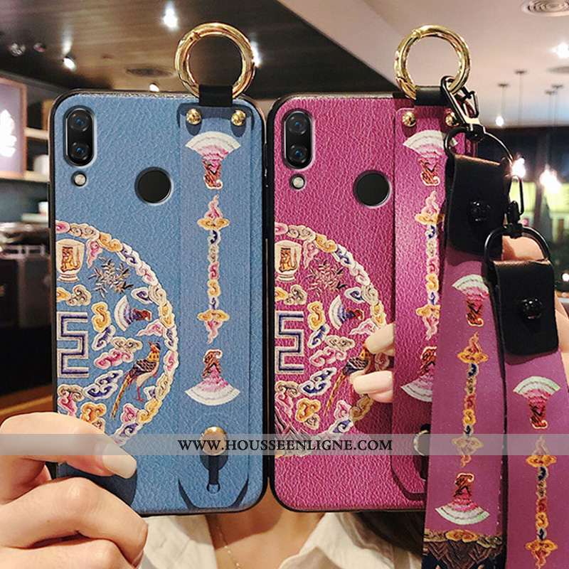Étui Xiaomi Redmi Note 7 Protection Tendance Rouge Tout Compris Téléphone Portable Coque Rose