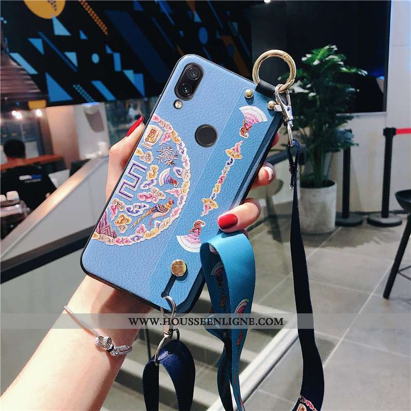 Étui Xiaomi Redmi Note 7 Ultra Tendance Nouveau Fluide Doux Protection Incassable Rose