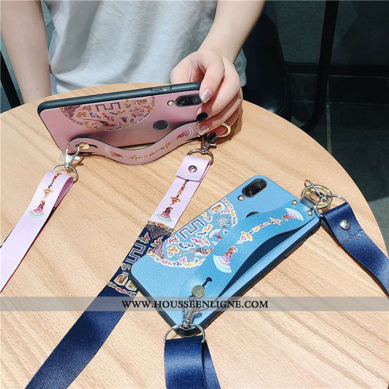 Étui Xiaomi Redmi Note 7 Ultra Tendance Nouveau Fluide Doux Protection Incassable Rose
