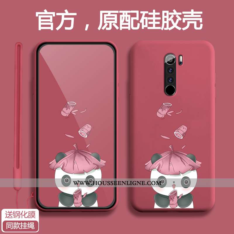 Étui Xiaomi Redmi Note 8 Pro Créatif Dessin Animé Silicone Petit Net Rouge Tout Compris Fluide Doux
