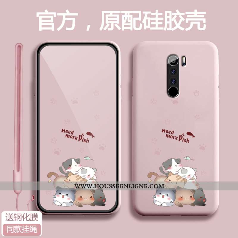 Étui Xiaomi Redmi Note 8 Pro Créatif Dessin Animé Silicone Petit Net Rouge Tout Compris Fluide Doux