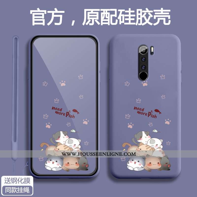 Étui Xiaomi Redmi Note 8 Pro Créatif Dessin Animé Silicone Petit Net Rouge Tout Compris Fluide Doux