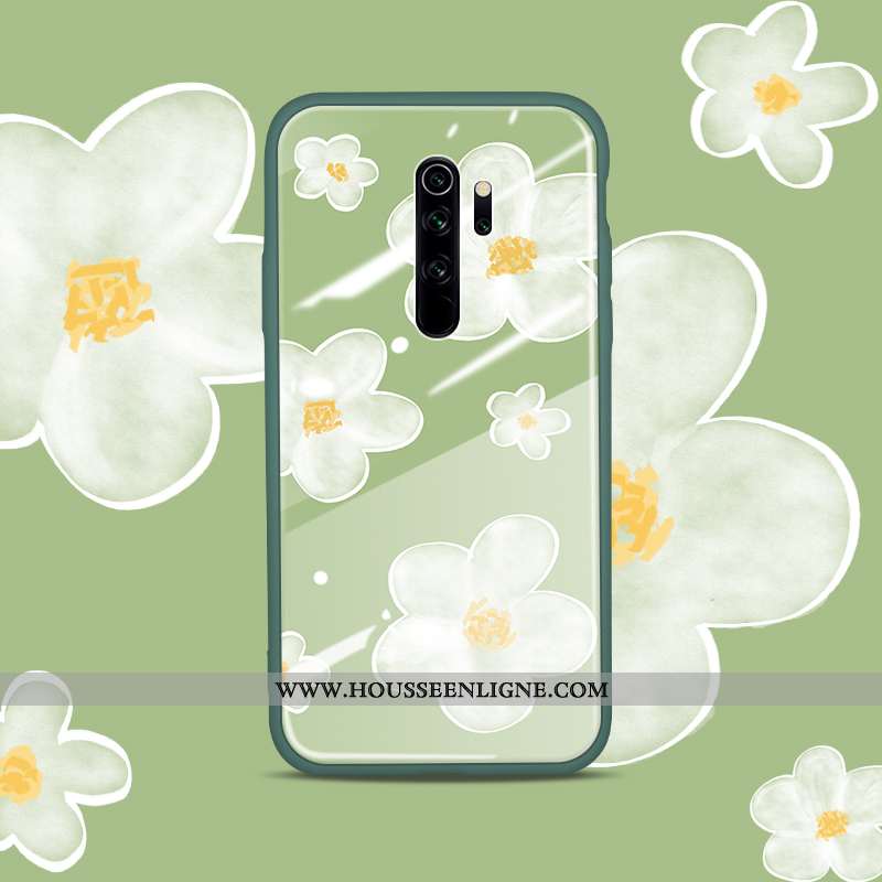 Étui Xiaomi Redmi Note 8 Pro Créatif Silicone Téléphone Portable Difficile Tout Compris Coque Rouge 