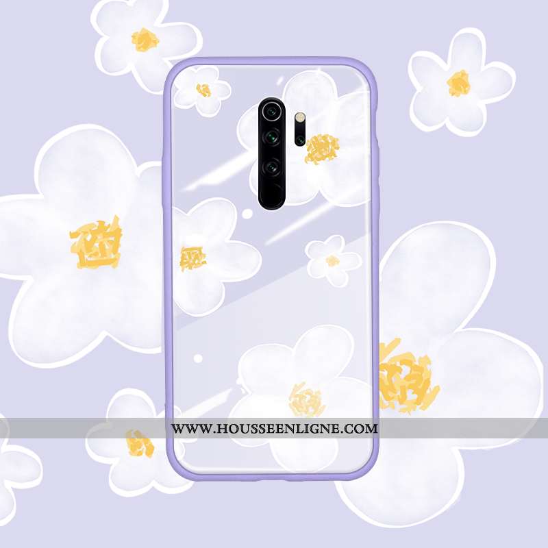 Étui Xiaomi Redmi Note 8 Pro Créatif Silicone Téléphone Portable Difficile Tout Compris Coque Rouge 