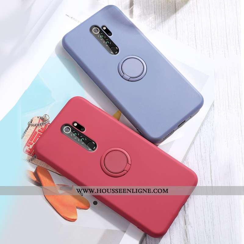 Étui Xiaomi Redmi Note 8 Pro Fluide Doux Silicone Amoureux Téléphone Portable Couleur Unie Simple Su