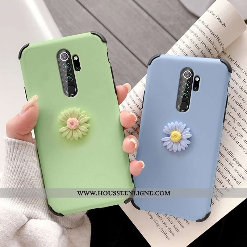 Étui Xiaomi Redmi Note 8 Pro Ultra Légère Incassable Vert Coque Délavé En Daim Verte