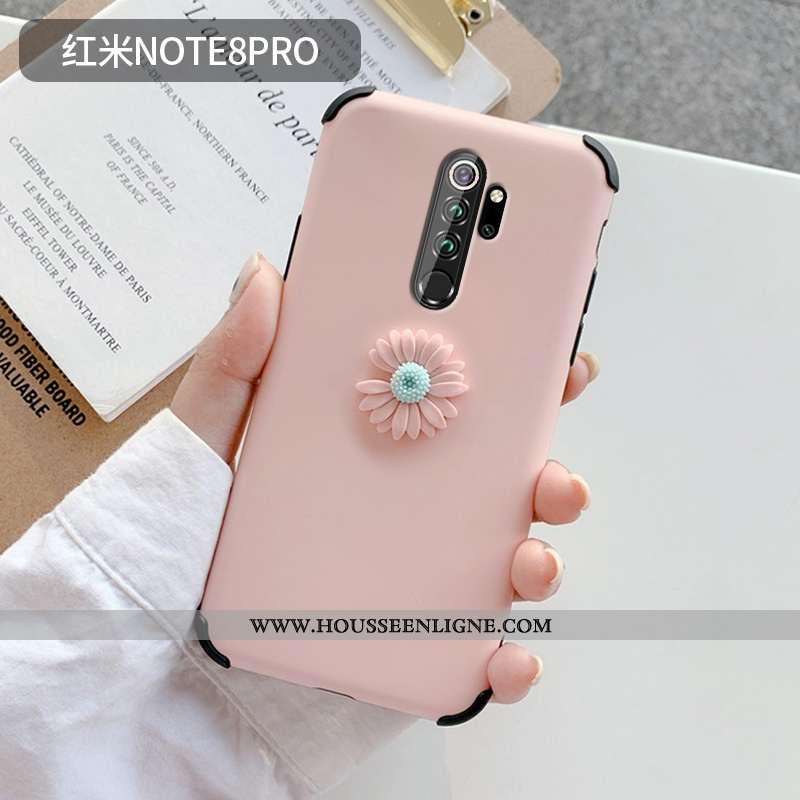 Étui Xiaomi Redmi Note 8 Pro Ultra Légère Incassable Vert Coque Délavé En Daim Verte