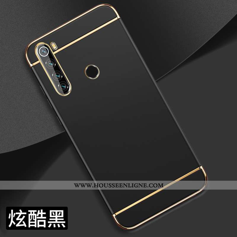 Étui Xiaomi Redmi Note 8t Délavé En Daim Personnalité Vert Protection Légère Difficile Épissure Vert