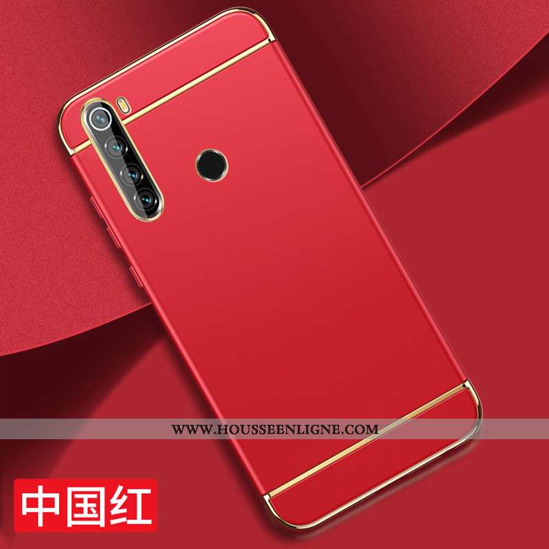 Étui Xiaomi Redmi Note 8t Délavé En Daim Personnalité Vert Protection Légère Difficile Épissure Vert