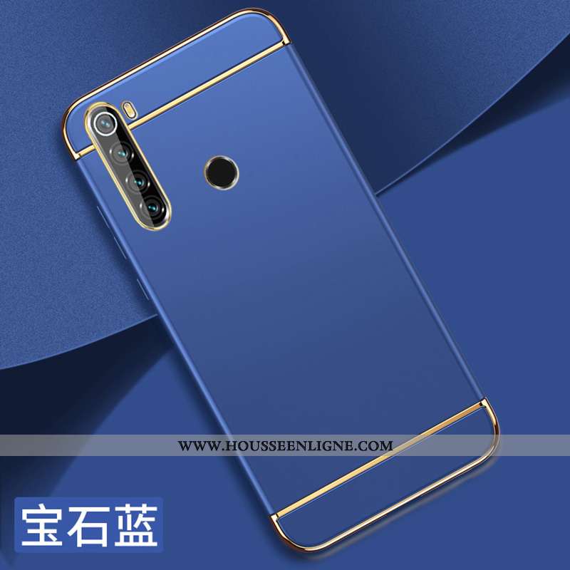 Étui Xiaomi Redmi Note 8t Délavé En Daim Personnalité Vert Protection Légère Difficile Épissure Vert