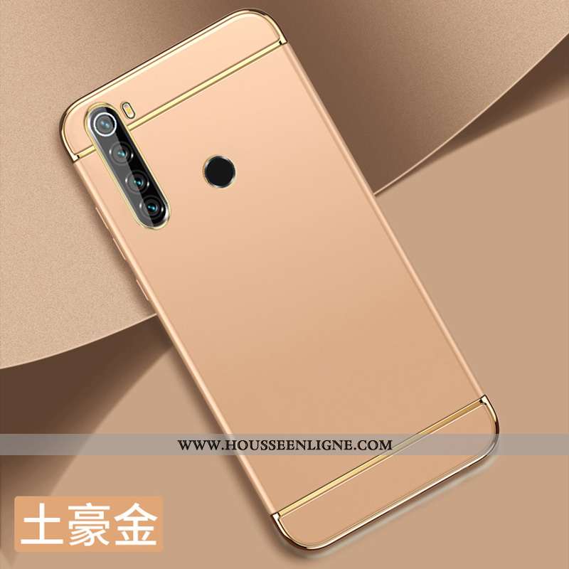 Étui Xiaomi Redmi Note 8t Délavé En Daim Personnalité Vert Protection Légère Difficile Épissure Vert