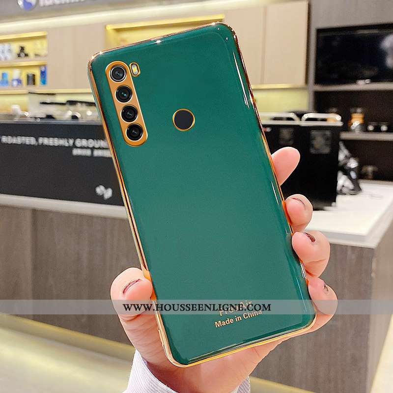 Étui Xiaomi Redmi Note 8t Fluide Doux Silicone Coque Rouge Personnalité Protection Gris Rose