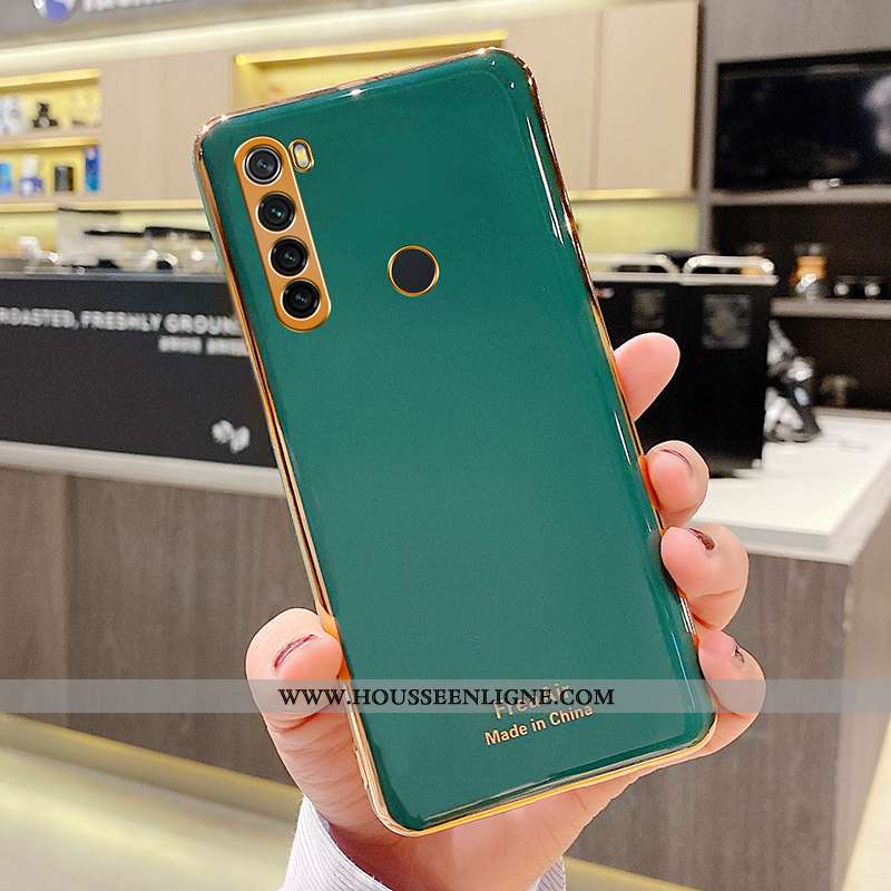 Étui Xiaomi Redmi Note 8t Fluide Doux Silicone Coque Rouge Personnalité Protection Gris Rose