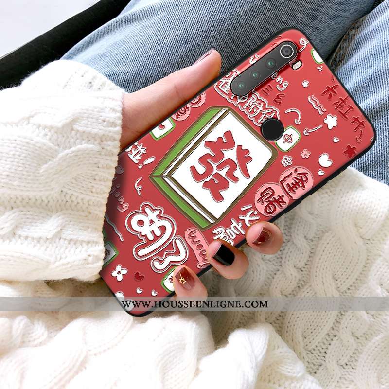 Étui Xiaomi Redmi Note 8t Fluide Doux Silicone Téléphone Portable Petit Protection Dimensionnel Chan
