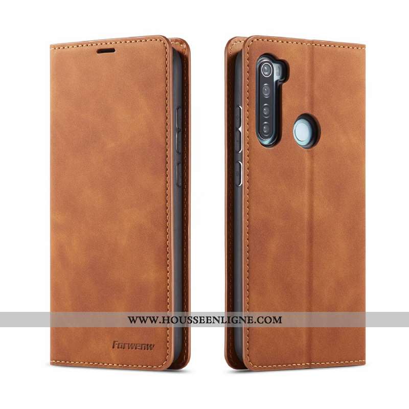 Étui Xiaomi Redmi Note 8t Portefeuille Cuir Carte Noir Housse Tout Compris Téléphone Portable