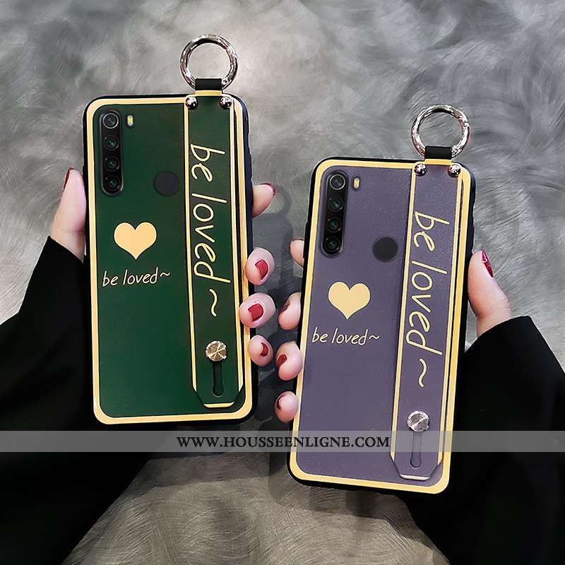 Étui Xiaomi Redmi Note 8t Protection Ornements Suspendus Coque Incassable Amour Silicone Verte