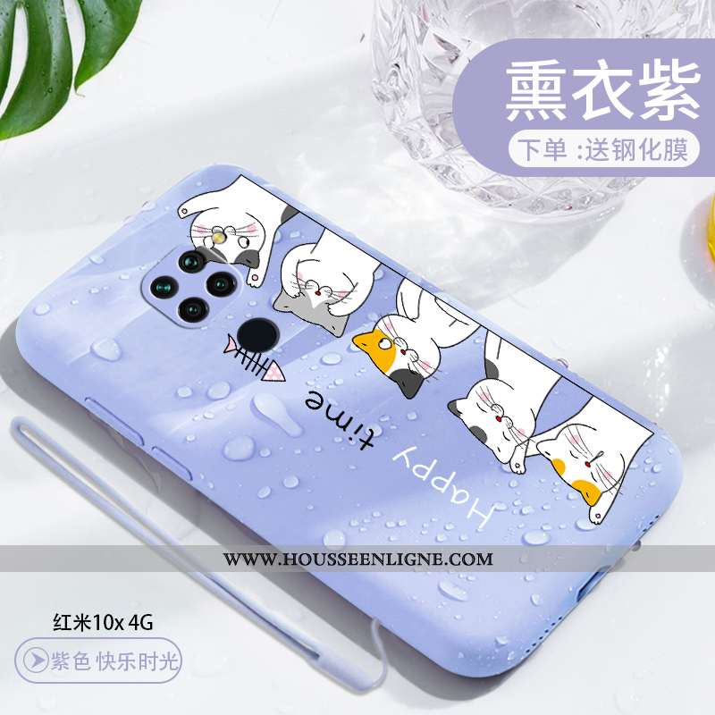 Étui Xiaomi Redmi Note 9 Fluide Doux Silicone Rose Coque Protection Petit