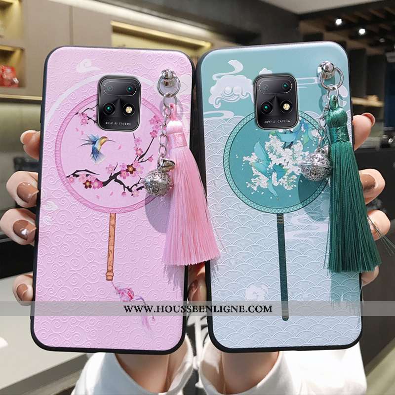 Étui Xiaomi Redmi Note 9 Personnalité Créatif Petit Coque Nouveau Protection Délavé En Daim Bleu