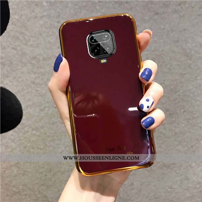 Étui Xiaomi Redmi Note 9 Pro Charmant Tendance Net Rouge Incassable Téléphone Portable Amoureux Sili