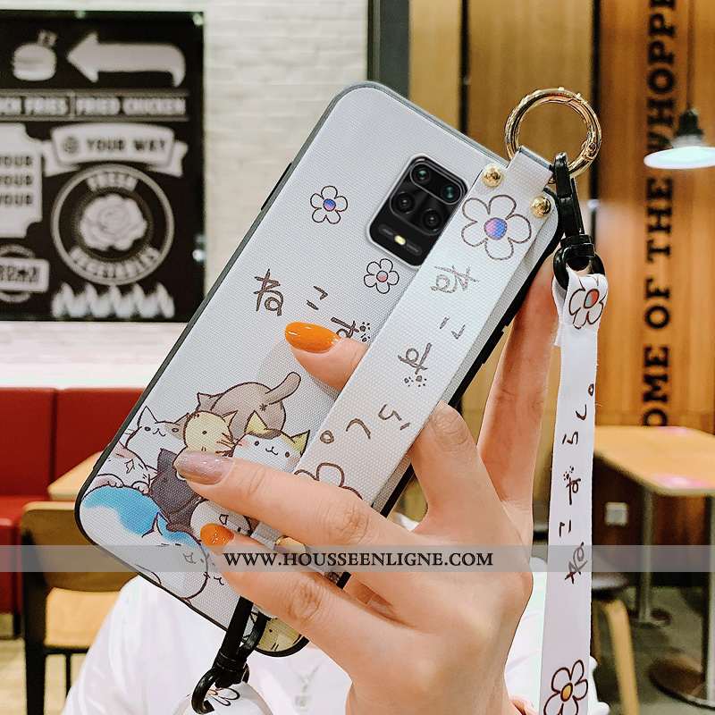 Étui Xiaomi Redmi Note 9 Pro Créatif Dessin Animé Ornements Suspendus Personnalité Téléphone Portabl