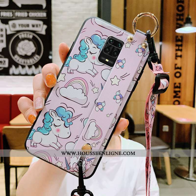Étui Xiaomi Redmi Note 9 Pro Créatif Dessin Animé Ornements Suspendus Personnalité Téléphone Portabl