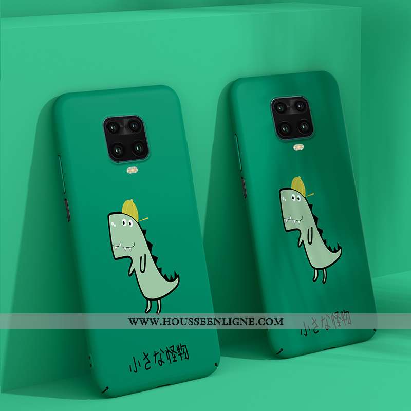 Étui Xiaomi Redmi Note 9 Pro Légère Protection Difficile Personnalité Coque Rouge Amoureux Verte