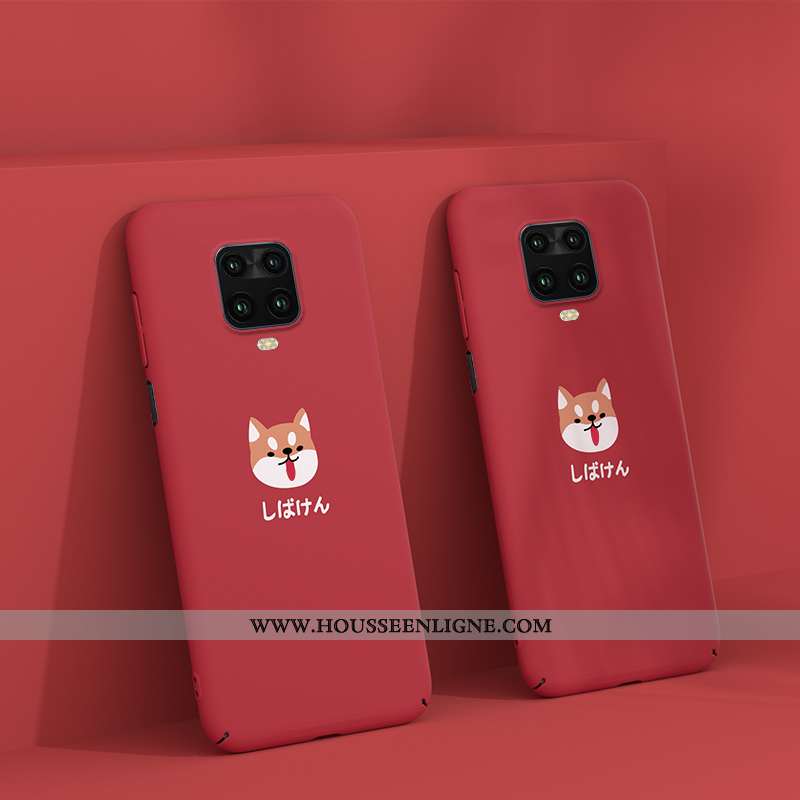 Étui Xiaomi Redmi Note 9 Pro Légère Protection Difficile Personnalité Coque Rouge Amoureux Verte