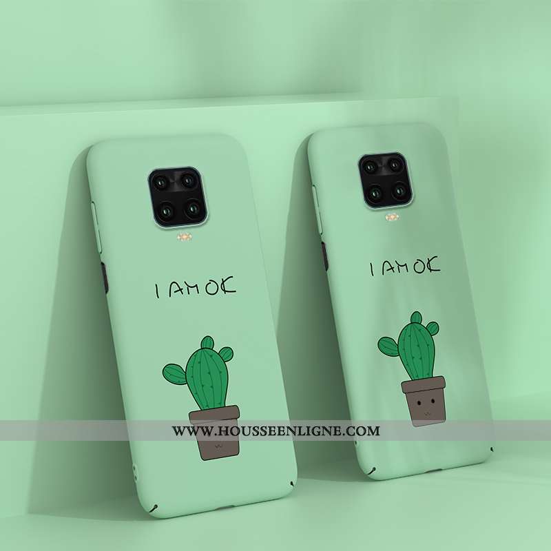 Étui Xiaomi Redmi Note 9 Pro Légère Protection Difficile Personnalité Coque Rouge Amoureux Verte