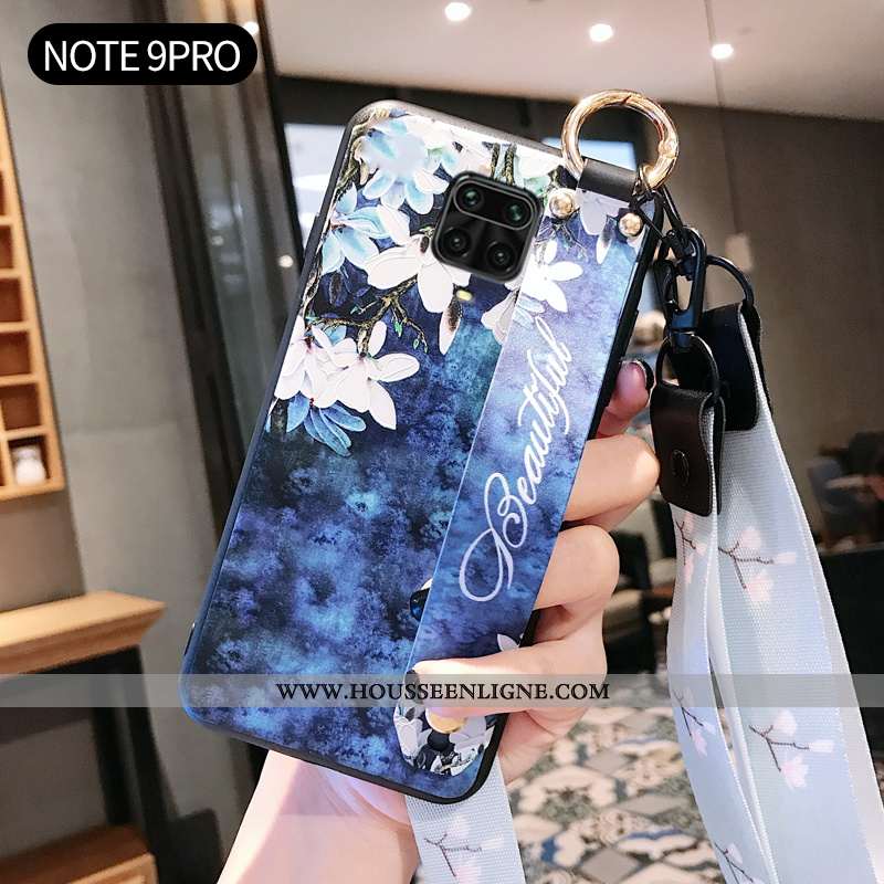 Étui Xiaomi Redmi Note 9 Pro Silicone Mode Nouveau Rose Fluide Doux Téléphone Portable