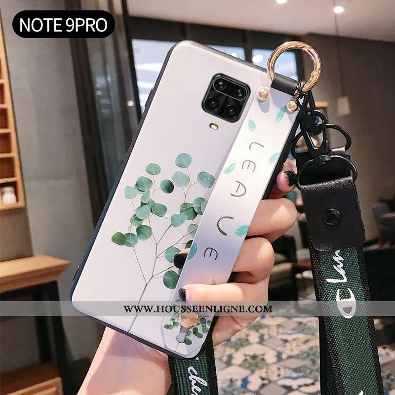 Étui Xiaomi Redmi Note 9 Pro Silicone Mode Nouveau Rose Fluide Doux Téléphone Portable