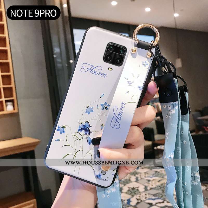 Étui Xiaomi Redmi Note 9 Pro Silicone Mode Nouveau Rose Fluide Doux Téléphone Portable