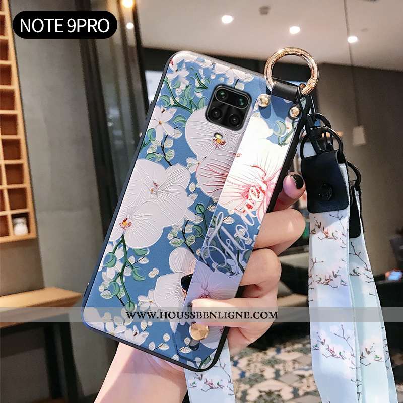 Étui Xiaomi Redmi Note 9 Pro Silicone Mode Nouveau Rose Fluide Doux Téléphone Portable