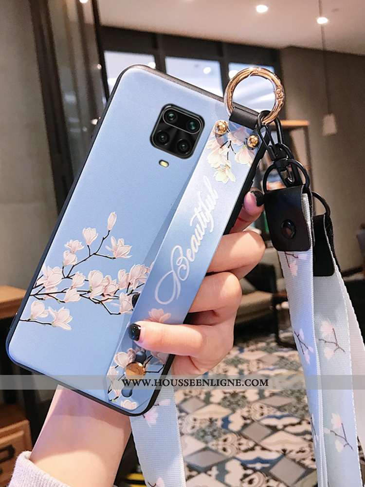 Étui Xiaomi Redmi Note 9 Pro Silicone Mode Nouveau Rose Fluide Doux Téléphone Portable
