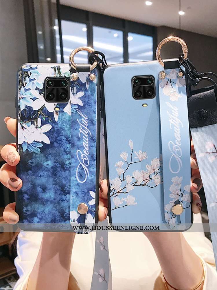 Étui Xiaomi Redmi Note 9 Pro Silicone Mode Nouveau Rose Fluide Doux Téléphone Portable