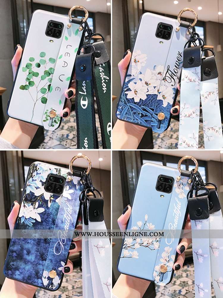 Étui Xiaomi Redmi Note 9 Pro Silicone Mode Nouveau Rose Fluide Doux Téléphone Portable