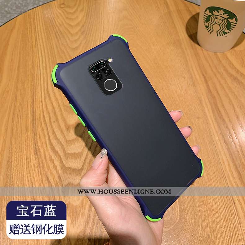 Étui Xiaomi Redmi Note 9 Protection Fluide Doux Simple Petit Tempérer Rouge Incassable