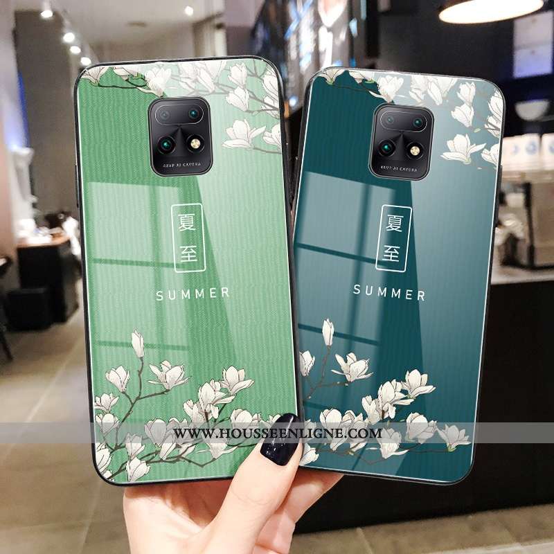 Étui Xiaomi Redmi Note 9 Protection Verre Incassable Rouge Créatif Tout Compris Petit Verte