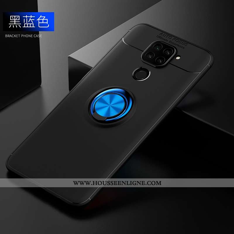 Étui Xiaomi Redmi Note 9 Silicone Mode Créatif Noir Téléphone Portable Rouge Incassable