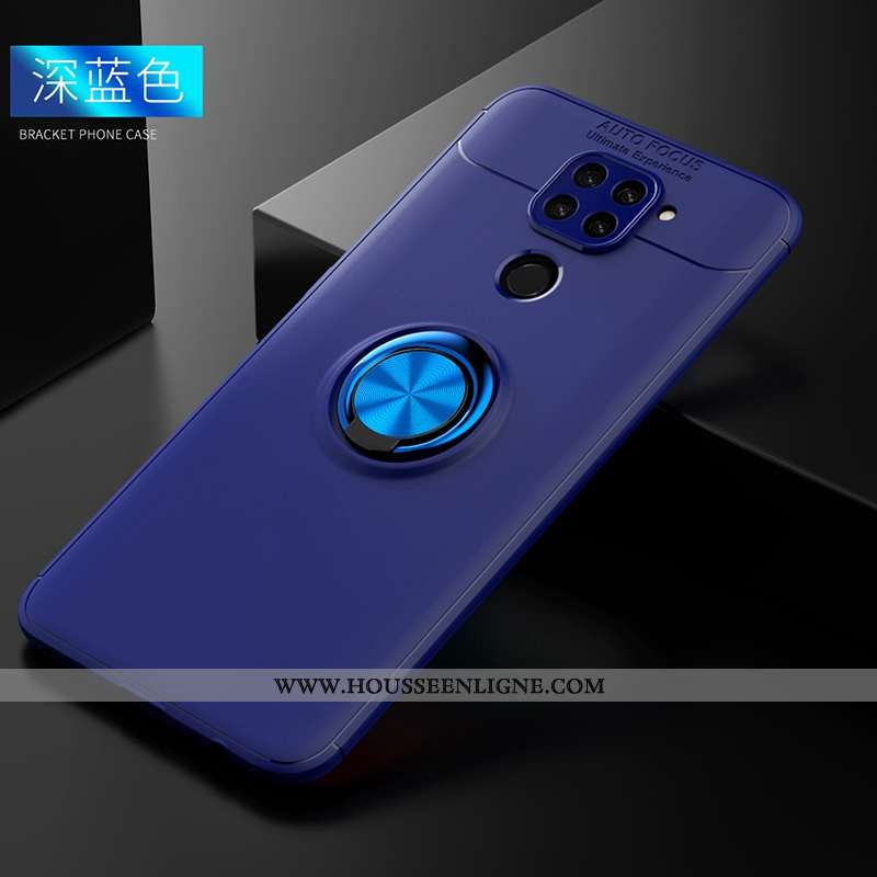 Étui Xiaomi Redmi Note 9 Silicone Mode Créatif Noir Téléphone Portable Rouge Incassable