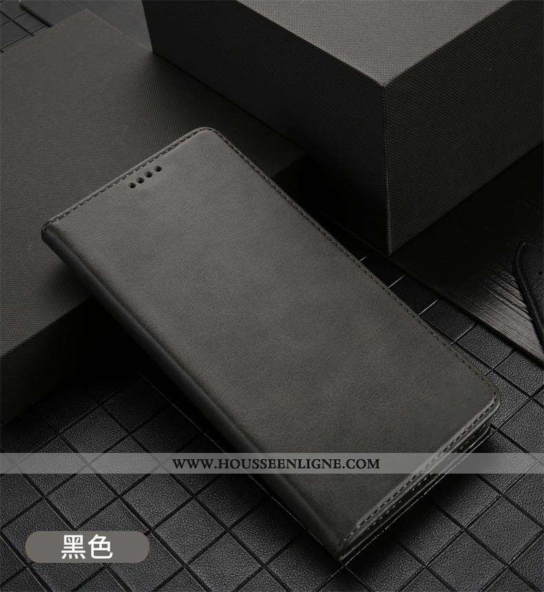 Étui iPhone 11 Cuir Protection Coque Tout Compris Noir Clamshell