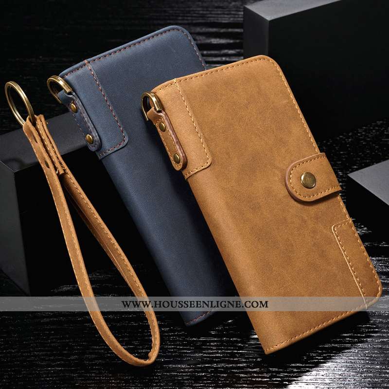 Étui iPhone 11 Cuir Véritable Luxe Clamshell Housse Tout Compris Incassable Coque Bordeaux