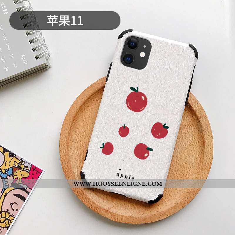 Étui iPhone 11 Modèle Fleurie Silicone Incassable Personnalité Protection Charmant Téléphone Portabl
