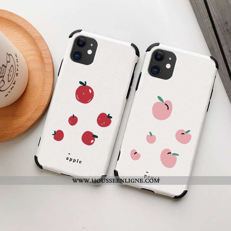 Étui iPhone 11 Modèle Fleurie Silicone Incassable Personnalité Protection Charmant Téléphone Portabl