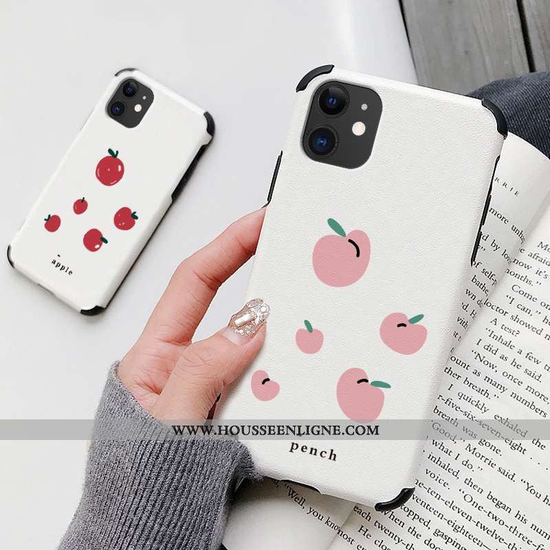 Étui iPhone 11 Modèle Fleurie Silicone Incassable Personnalité Protection Charmant Téléphone Portabl