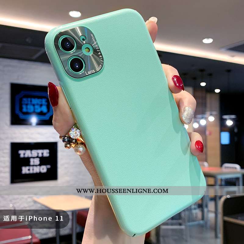 Étui iPhone 11 Personnalité Créatif Vent Coque Tout Compris Violet