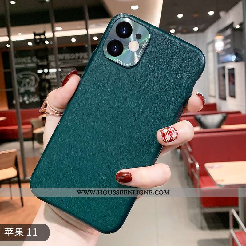 Étui iPhone 11 Personnalité Créatif Vent Coque Tout Compris Violet