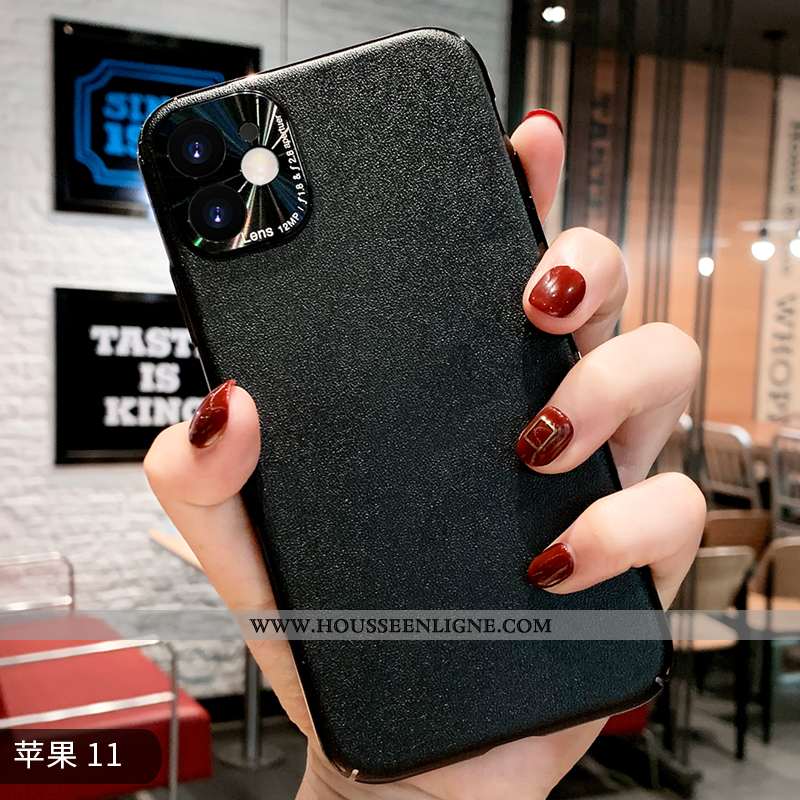 Étui iPhone 11 Personnalité Créatif Vent Coque Tout Compris Violet