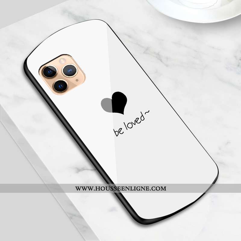 Étui iPhone 11 Pro Créatif Protection Difficile Jeux Noir Amour